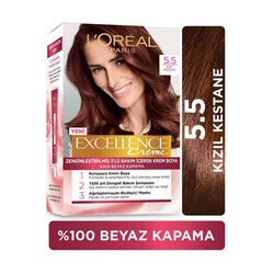 L'Oréal Paris Excellence Creme Saç Boyası 5.5 Kızıl Kestane - Thumbnail