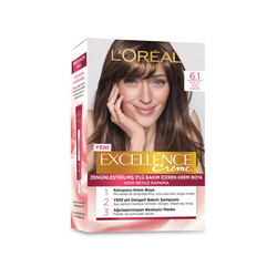 L'Oréal Paris Excellence Creme Saç Boyası 6.1 Küllü Açık Kahve - Thumbnail