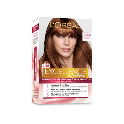 L'Oréal Paris Excellence Creme Saç Boyası 6.35 Çikolata Kahve