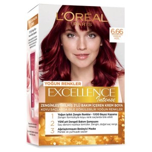 Loreal Paris Excellence - L'Oréal Paris Excellence Intense Creme 6.66 Intense Red