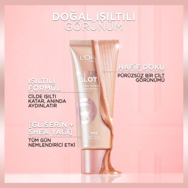 L'Oréal Paris Glotion All-In-One Doğal Işıltı 901 - Fair Glow 40 Ml