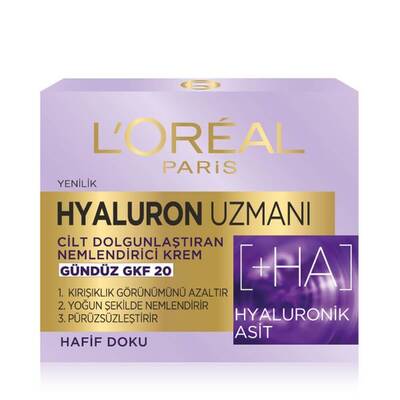 L'Oréal Paris Hyaluron Uzmanı Nemlendirici Gündüz Kremi 50 Ml