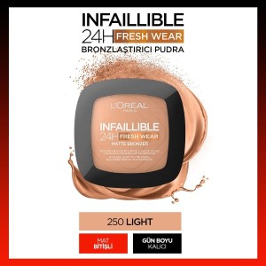 L'Oréal Paris Infaillible 24H Fresh Wear Matte Bronzer 250 - Thumbnail