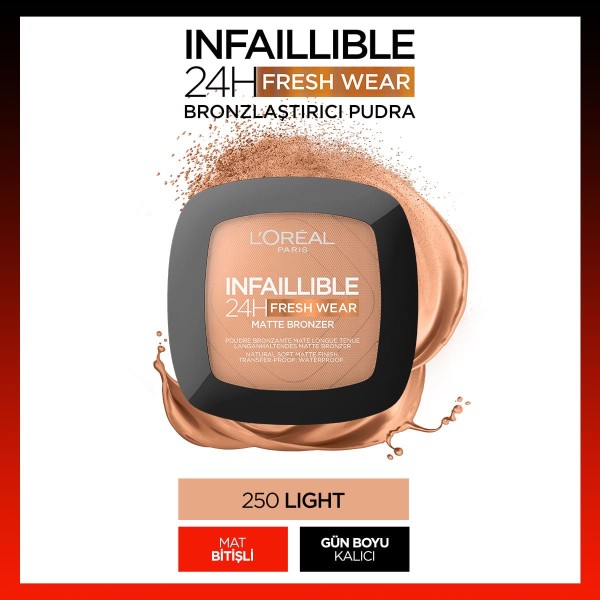 L'Oréal Paris Infaillible 24H Fresh Wear Matte Bronzer 250