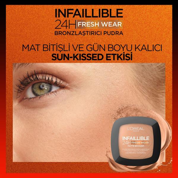 L'Oréal Paris Infaillible 24H Fresh Wear Matte Bronzer 250