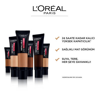 L'Oréal Paris Infaillible 24H Matte Cover Foundation 200 Golden Sand