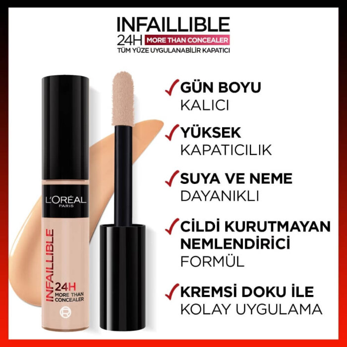 L'Oréal Paris Infaillible 24H More Than Kapatıcı 328 Lin - 4