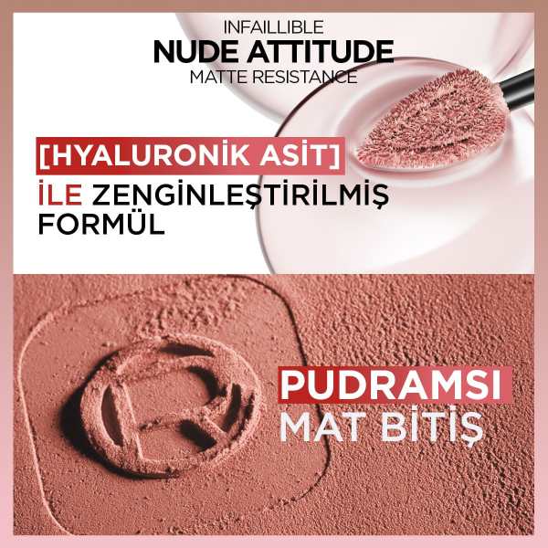 L'Oréal Paris Infaillible Matte Resistance Likit Mat Ruj - 601 Worth It