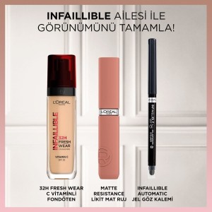 L'Oréal Paris Infaillible Matte Resistance Likit Mat Ruj - 601 Worth It - Thumbnail