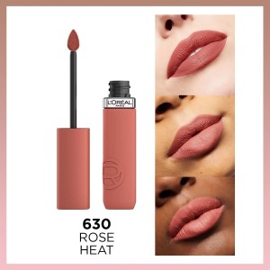 L'Oréal Paris Infaillible Matte Resistance Likit Mat Ruj - 630 Rose Heat - Thumbnail