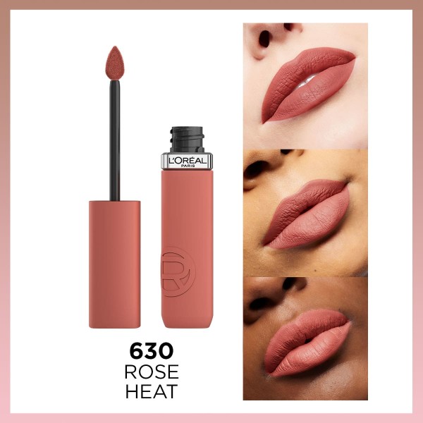 L'Oréal Paris Infaillible Matte Resistance Likit Mat Ruj - 630 Rose Heat