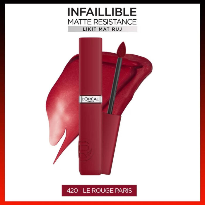 L'Oréal Paris La Matte Resistance Lipstick 420 - 3