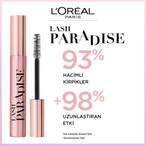 L'Oréal Paris Lash Paradise Intense Mascara Black - 6