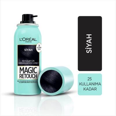 L'Oréal Paris Magic Retouch Beyaz Dipleri Kapatıcı Sprey 01 Noir