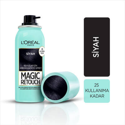 L'Oréal Paris Magic Retouch Beyaz Dipleri Kapatıcı Sprey 01 Noir