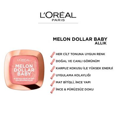 L'Oréal Paris Melon Dollar Baby Allık