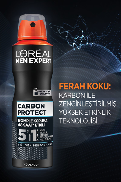 L'Oréal Paris Men Expert Carbon Protect 5in1 Deo 150 Ml