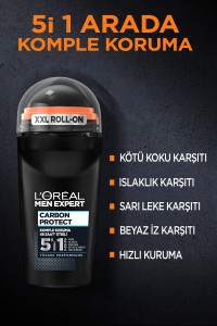 L'Oréal Paris Men Expert Carbon Protect 5in1 Roll-On 50 Ml - Thumbnail