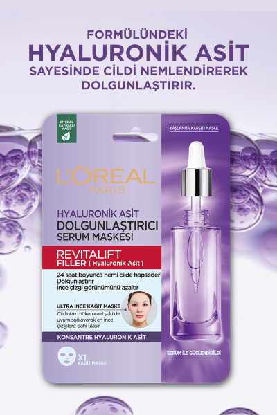 L'Oréal Paris Revitalift Filler Hyaluron Göz Maskesi 13 Gr