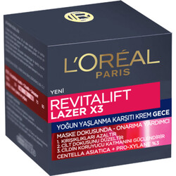 L'Oréal Paris Revitalift Laser x3 Yaşlanma Karşıtı Gece Kremi 50 Ml - Thumbnail