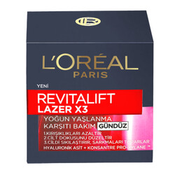 L'Oréal Paris Revitalift Lazer x3 Yaşlanma Karşıtı Bakım Kremi 50 Ml - Thumbnail