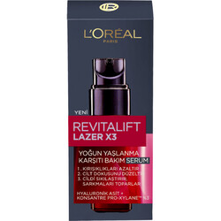 L'Oréal Paris Revitalift Lazer x3 Yoğun Yaşlanma Karşıtı Bakım Serum 30 Ml - Thumbnail