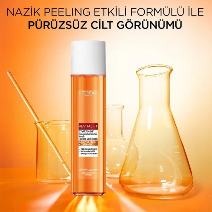 L'Oréal Paris Revitalift Vitamin C Peeling Tonik 180 Ml - 4