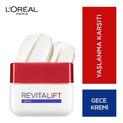 L'Oréal Paris Revitalift Yaşlanma Karşıtı Bakım Gece 50 Ml