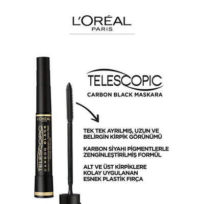 L'Oréal Paris Telescopic Carbon Mascara Black