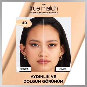 L'Oréal Paris True Match Aydınlatan Serum Kapatıcı - 4D - Thumbnail