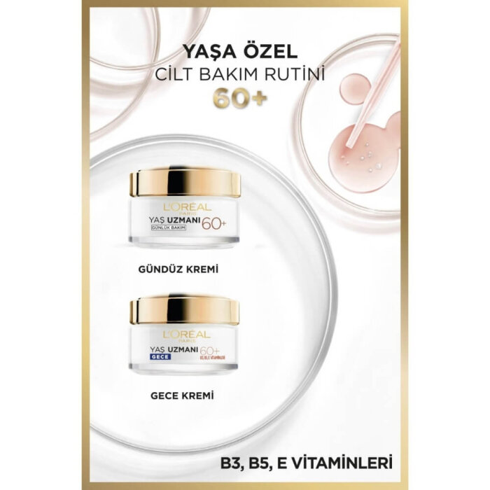 L'Oréal Paris Yaş Uzmanı 60+ Kırışıklık Karşıtı Besleyici Krem 50 Ml - 6