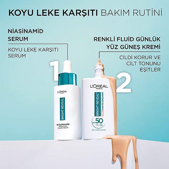 L'Oréal Paris Bright Reveal Niacinamide UV Light Güneş Kremi 50 Ml - 7