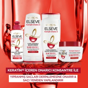 L'Oréal Paris Elseve Komple Onarıcı 5 Şampuan 450 Ml - Thumbnail