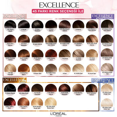 L'Oréal Paris Excellence Cool Creme Saç Boyası 5.11 Ekstra Küllü Açık Kahve