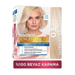 L'Oréal Paris Excellence Creme Gloss Saç Boyası 03 Ultra Açık Küllü Sarı - Loreal Paris Excellence