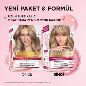 L'Oréal Paris Excellence Creme Gloss Saç Boyası 8.1 - 2