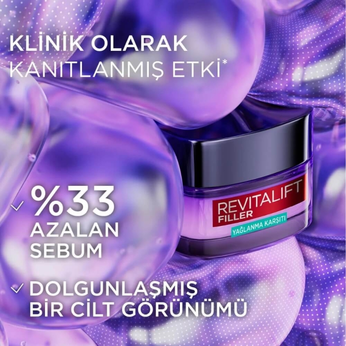 L'Oréal Paris Revitalift Filler Yağlanma Karşıtı Nemlendirici 50 Ml - 4