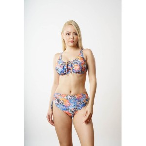 Louren Mayo - Louren B1877 Toparlayıcı Bikini Takımı Oranj 40