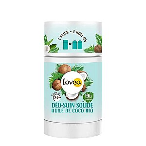 Lovea Solide Organic Coconut Oil Deo Stick 50 Gr - Le Petit Olivier