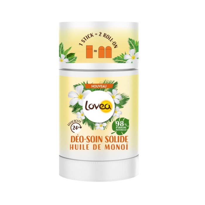 Lovea Solide Organic Monoi Oil Deo Stick 50 Gr