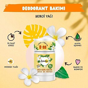 Lovea Solide Organic Monoi Oil Deo Stick 50 Gr - 3