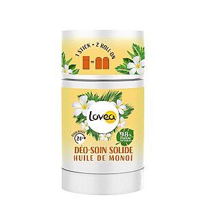 Lovea Solide Organic Monoi Oil Deo Stick 50 Gr - Le Petit Olivier
