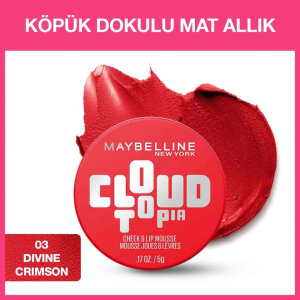 Maybelline Blush Cloudtopia Köpük Dokulu Mat Allık 03 - 4