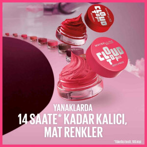 Maybelline Blush Cloudtopia Köpük Dokulu Mat Allık 04 - 10