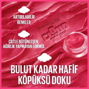 Maybelline Blush Cloudtopia Köpük Dokulu Mat Allık 08 - 7