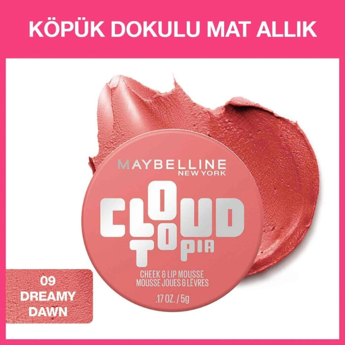 Maybelline Blush Cloudtopia Köpük Dokulu Mat Allık 09 - 4