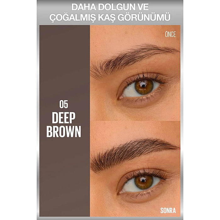 Maybelline Brow Insert Çift Uçlu Kaş Kalemi 5 Deep Brown - 3