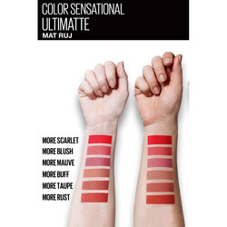 Maybelline Color Sensational Ultimatte Mat Ruj 299 More Scarlet - Thumbnail