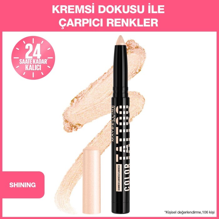 Maybelline Color Tattoo Eyeshadow Shining - 2