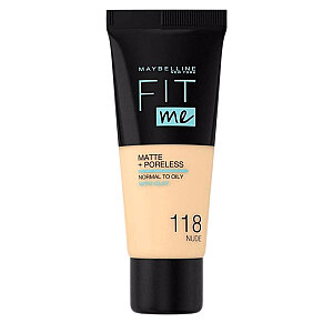 Maybelline Fit Me Matte Poreless Foundation 30 Ml 118 - 1